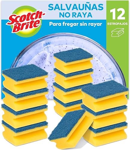 Scotch-Brite estropajo que no raya (12 uds.)