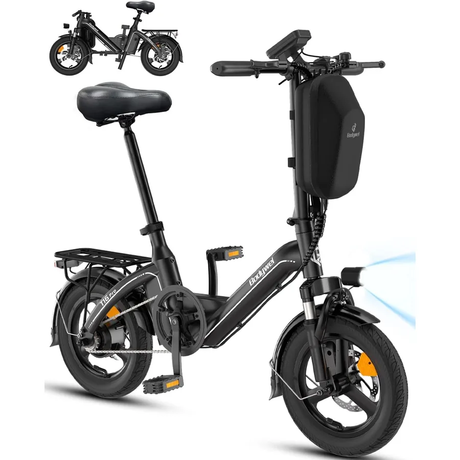 Bicicleta Eléctrica Plegable 14" 48V 7.5Ah