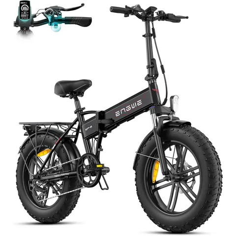 ENGWE Bicicleta Eléctrica Plegable 48V 13Ah Fat Tire