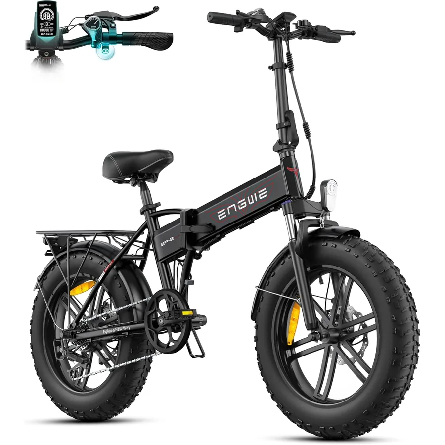 ENGWE Bicicleta Eléctrica Plegable 48V 13Ah Fat Tire